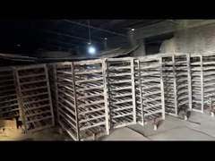 푸시 플레이트 킬른 소성 적색 타일