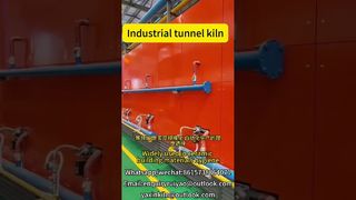 고온 터널 가마 #kilnmanufacturer #tunnelkiln #brickfactory#madeinchina #kilnfired