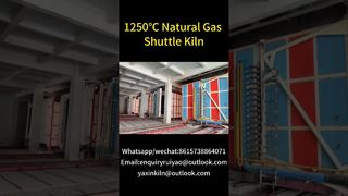 1250°C 세라믹 제품용 셔틀 가마 #kilnmanufacturer #brickfactory #shuttlekiln #gaskiln