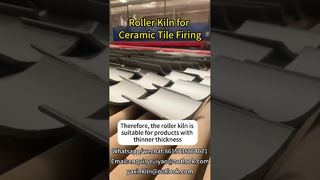 세라믹 타일 소성용 롤러 가마 #kilnmanufacturer #brickfactory #ceramictiles #rollerkiln